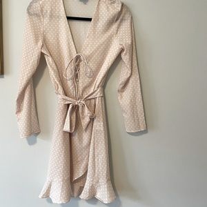 Blush Long-Sleeve dress